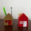 Tinny House - Ngôi nhà nhỏ đựng bút, tăm để bàn siêu dễ thương - Thumbnail 2