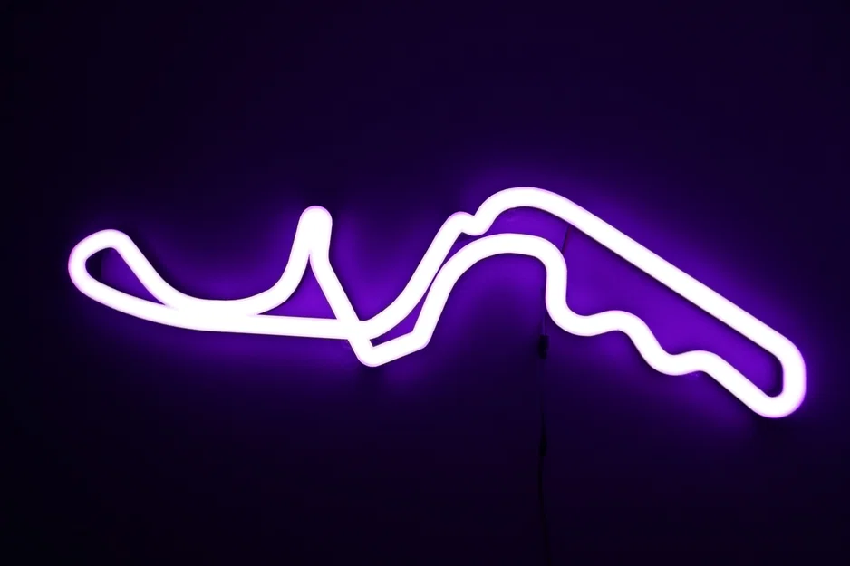 Đèn LED treo tường đường đua Suzuka Circuit (Formula 1) - Image 2