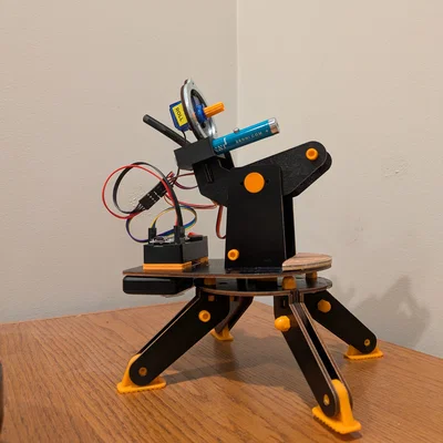 Giá đỡ Laser cho Hackpack IR Turret - Linh kiện in 3D chuyên dụng