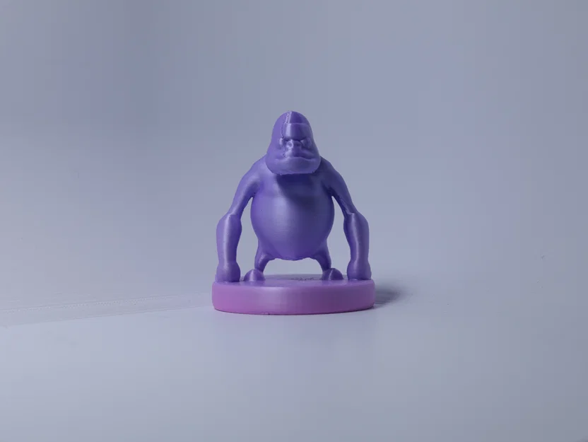 Mô hình tượng khỉ Gorilla (Chibi) đáng yêu dành cho in 3D - Image 1
