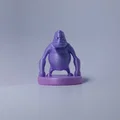 Mô hình tượng khỉ Gorilla (Chibi) đáng yêu dành cho in 3D - Thumbnail 1
