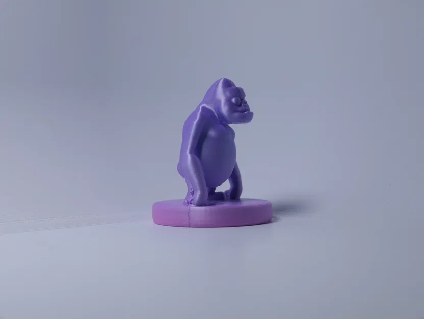Mô hình tượng khỉ Gorilla (Chibi) đáng yêu dành cho in 3D - Image 2