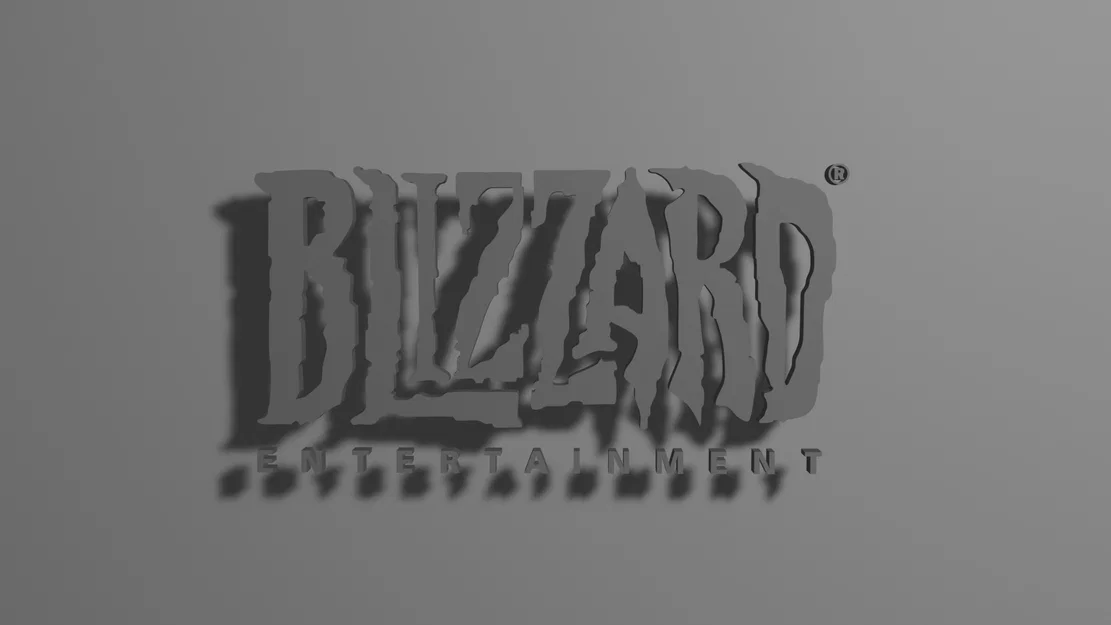 Mô hình logo Blizzard Entertainment in 3D cực chất cho game thủ - Image 1