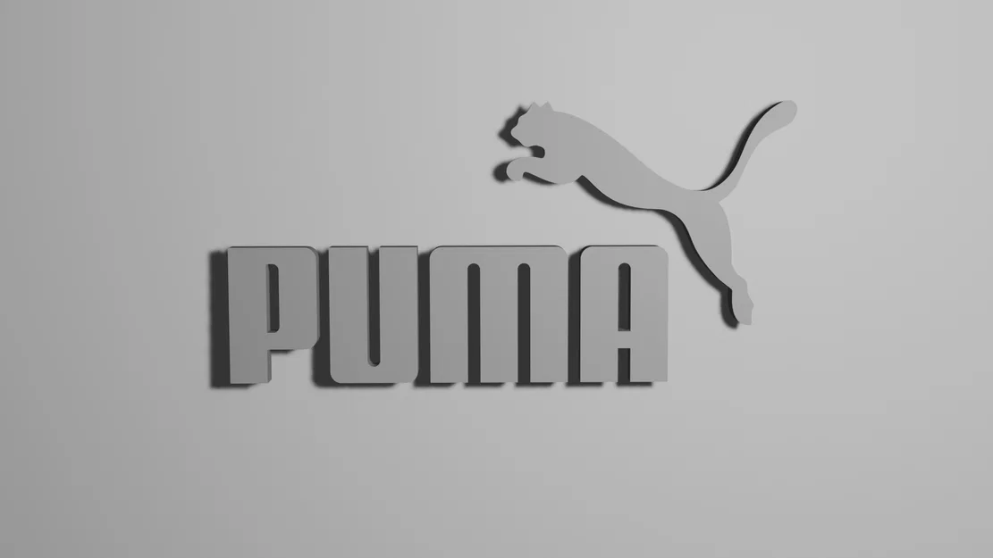Mô hình logo PUMA in 3D trang trí đẹp mắt - Image 1