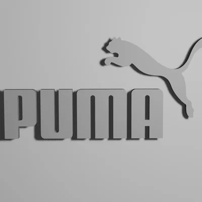 Mô hình logo PUMA in 3D trang trí đẹp mắt