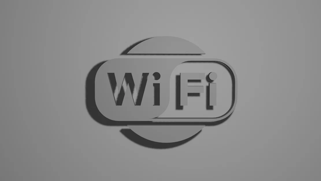 Mô hình trang trí Logo WiFi in 3D đẹp mắt, hiện đại - Image 1