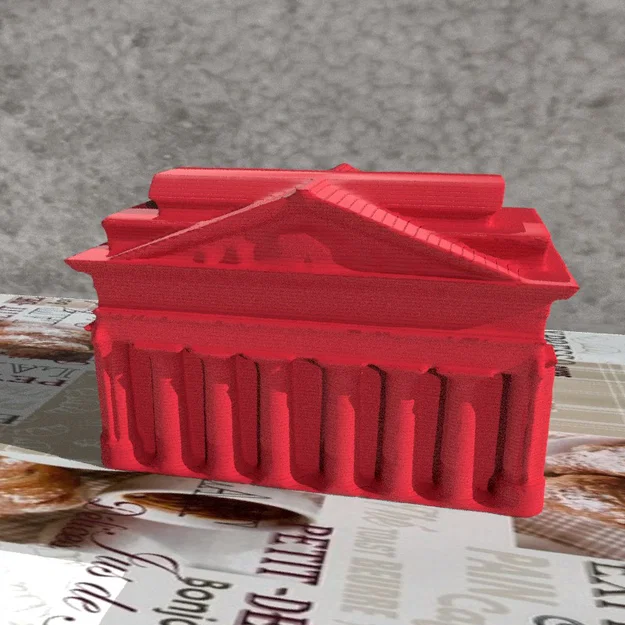 Mô hình đền thờ Temple Monopoly House cho game cờ bàn 3D - Image 1