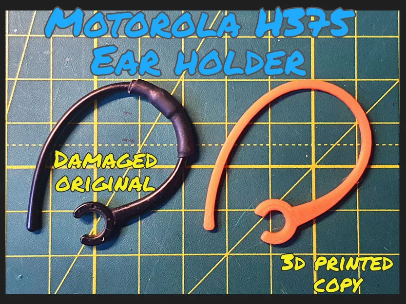 Móc tai nghe thay thế cho Motorola H375 in 3D bền đẹp - Image 1