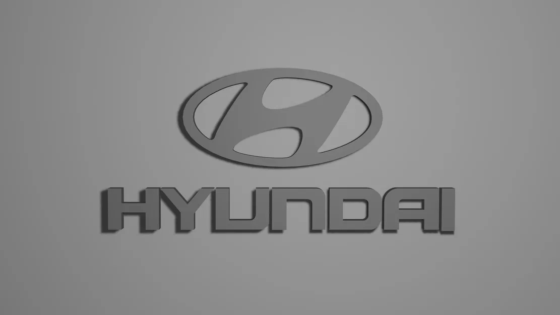 Mô hình logo Hyundai 3D - Tệp in STL chất lượng cao cho fan xe hơi - Image 1