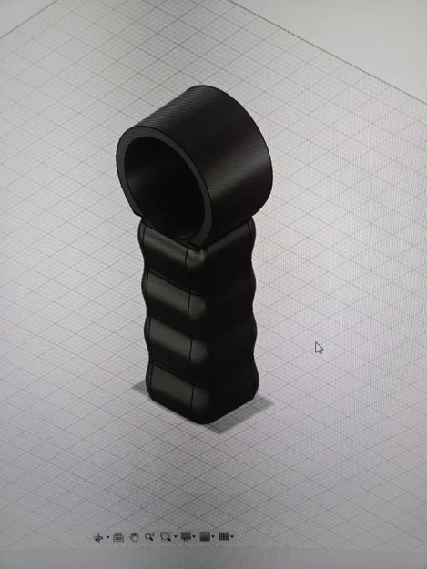 Tay cầm công thái học cho súng hơi ống PVC 1.5 inch (Air Cannon Handle) - Image 1