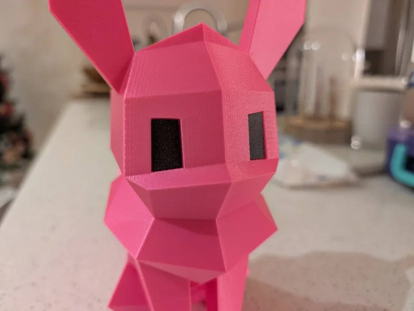 Mô hình Eevee Low-Poly 350% thiết kế mắt rời độc đáo cho in 3D - Image 1