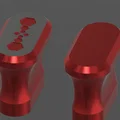 Tay nắm cửa 3D cho Creality K1/K1C - Thiết kế cải tiến, dễ cầm nắm - Thumbnail 1