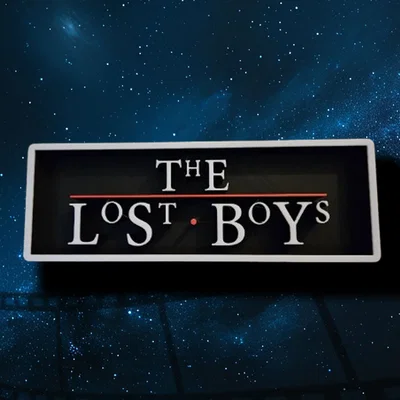 Hộp bảng hiệu phòng phim The Lost Boys (Cinema Film Room Sign Box)