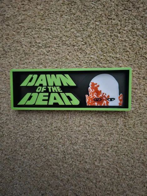 Hộp bảng hiệu phòng phim/cinema Dawn of the Dead - Image 2