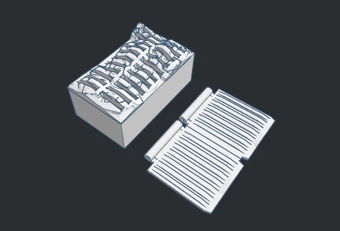 Mô hình thùng đựng băng game Nintendo Cartridge Dumpster 3D - Image 2