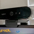 Miếng đệm chân đế cho Logitech Brio Webcam giúp chống che màn hình - Thumbnail 1