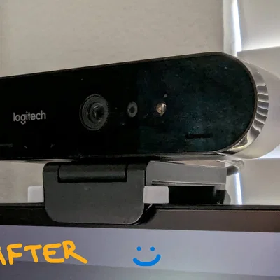 Miếng đệm chân đế cho Logitech Brio Webcam giúp chống che màn hình