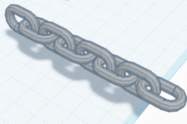 Mẫu dây xích (Chain) in 3D linh hoạt, in liền khối - Image 1