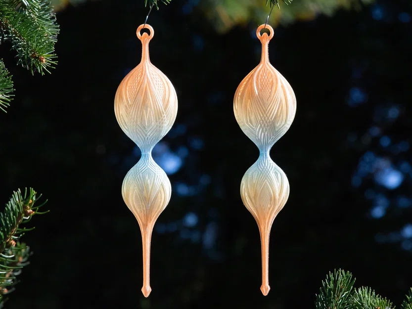 Swoop 14 Christmas Finial 2024 – Ornament Giáng Sinh họa tiết hình học - Image 3