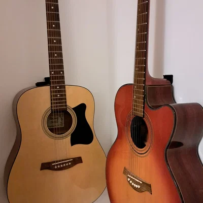 Giá treo đàn guitar tối giản gắn tường 3D