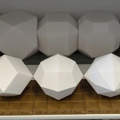 Bộ mô hình toán học OWL Norm Balls in 3D: Khám phá các khối đa diện