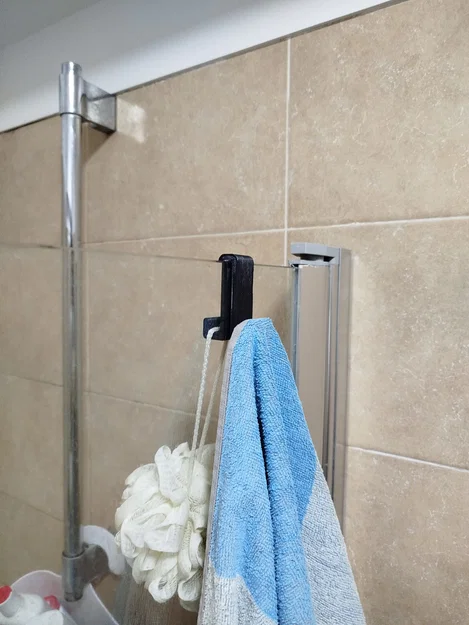 Móc treo khăn cho vách kính phòng tắm (Glass Shower Panel) - Image 4
