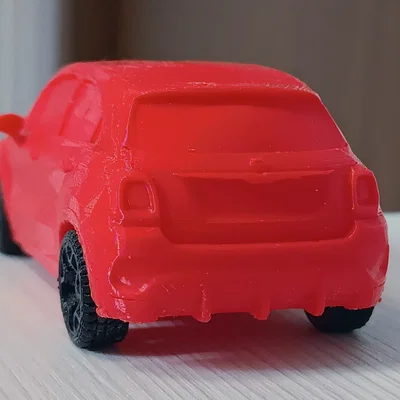 Mô hình xe Fiat 500X in 3D sắc nét - File thiết kế trang trí đẹp