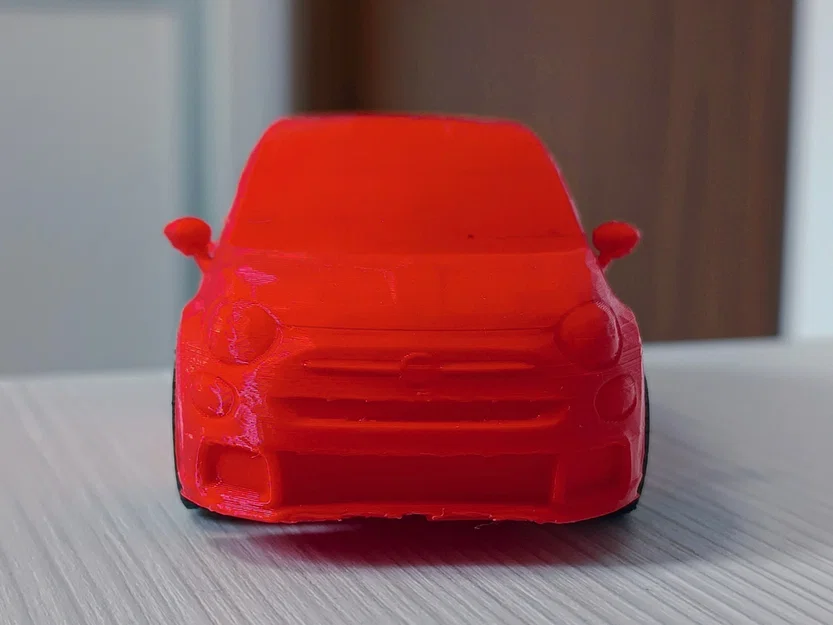 Mô hình xe Fiat 500X in 3D sắc nét - File thiết kế trang trí đẹp - Image 3