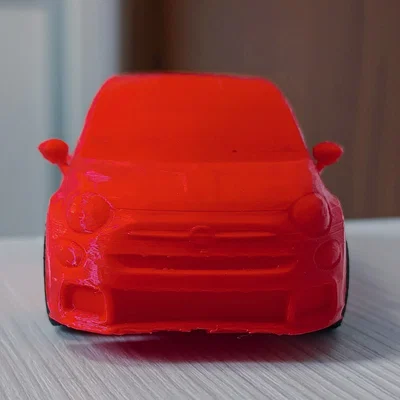 Mô hình xe Fiat 500X in 3D sắc nét - File thiết kế trang trí đẹp