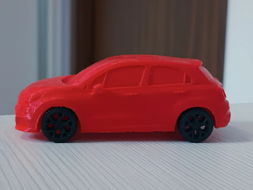 Mô hình xe Fiat 500X in 3D sắc nét - File thiết kế trang trí đẹp - Image 4