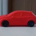 Mô hình xe Fiat 500X in 3D sắc nét - File thiết kế trang trí đẹp - Thumbnail 4