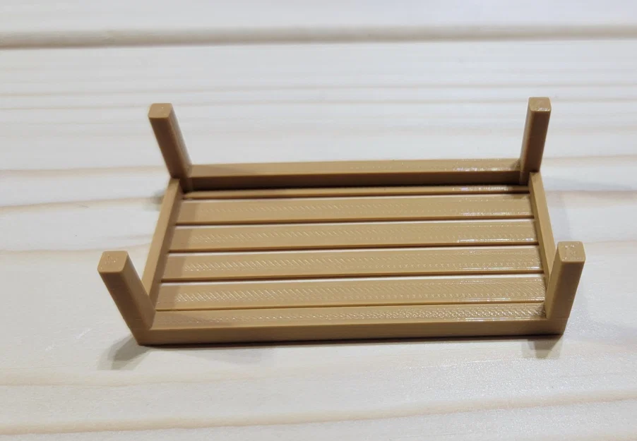 Mẫu bàn cà phê 3D nhỏ xinh trang trí cho nhà búp bê - Image 2