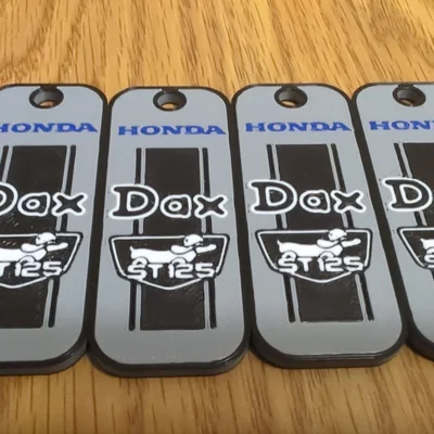 Móc khóa Honda Dax (ST125) 3D - Phụ kiện cá tính cho dân chơi xe