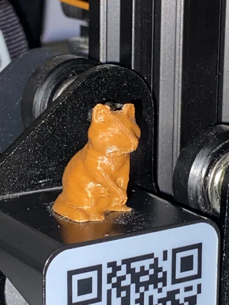Mô hình chú gấu mèo mini 1 inch (1 Inch Raccoon) in 3D cực đáng yêu - Image 1