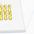 Mô hình chú gấu mèo mini 1 inch (1 Inch Raccoon) in 3D cực đáng yêu - Thumbnail 2