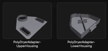 Bộ Adapter & Extender 3-inch cho PolyDryer (PolyDryer 3-inch Adapter & Extender Kit) - Image 1