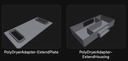 Bộ Adapter & Extender 3-inch cho PolyDryer (PolyDryer 3-inch Adapter & Extender Kit) - Image 2