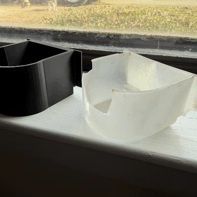 Khay đựng thức ăn và nước uống 3D cho lồng chim