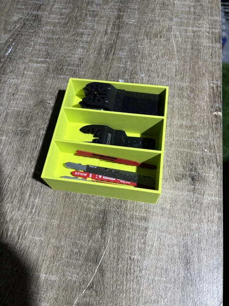 Khay 3 ngăn đựng lưỡi cắt máy đa năng (Multi-Tool Blade Holder) - Image 1