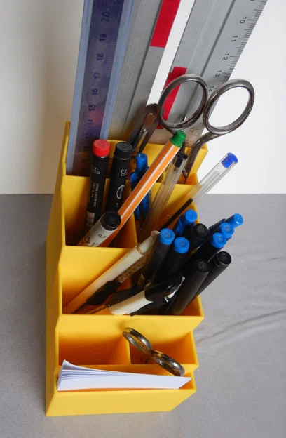 Organizer để bàn (Schreibtisch) đựng thước & kéo, ngăn Post-It - Image 2