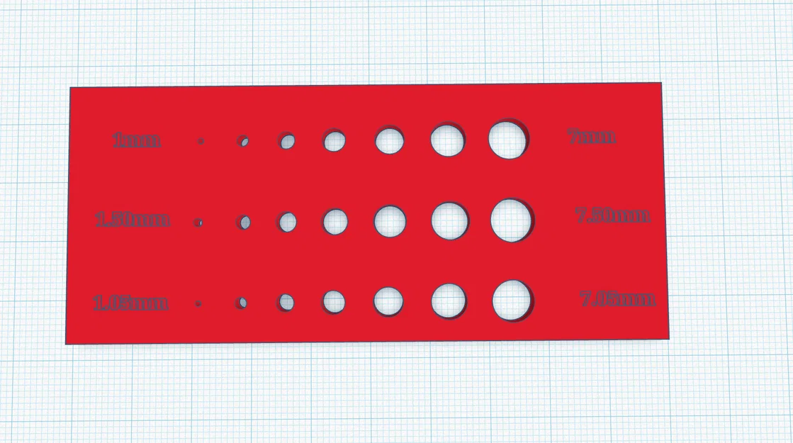 Bài test dò kích thước lỗ chốt (dowel hole finder/test) - Image 1