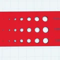 Bài test dò kích thước lỗ chốt (dowel hole finder/test) - Thumbnail 1