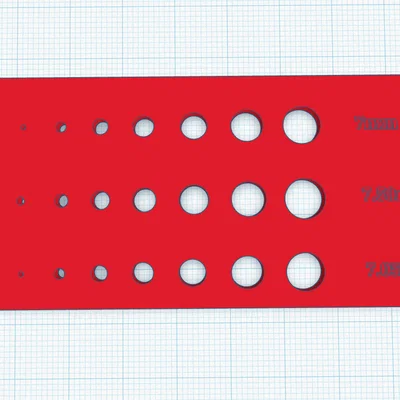 Bài test dò kích thước lỗ chốt (dowel hole finder/test)