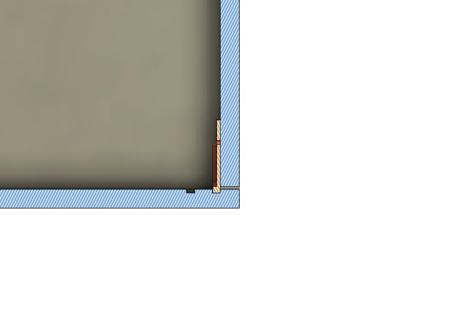 Bộ dẫn hướng cửa lùa tủ (Cabinet Sliding Door Guide) in 3D - Image 4