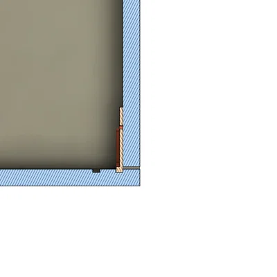 Bộ dẫn hướng cửa lùa tủ (Cabinet Sliding Door Guide) in 3D