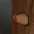 Chân nến hình khúc cây (Tree Trunk candle holder) - Thumbnail 3