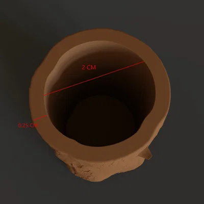 Chân nến hình khúc cây (Tree Trunk candle holder)