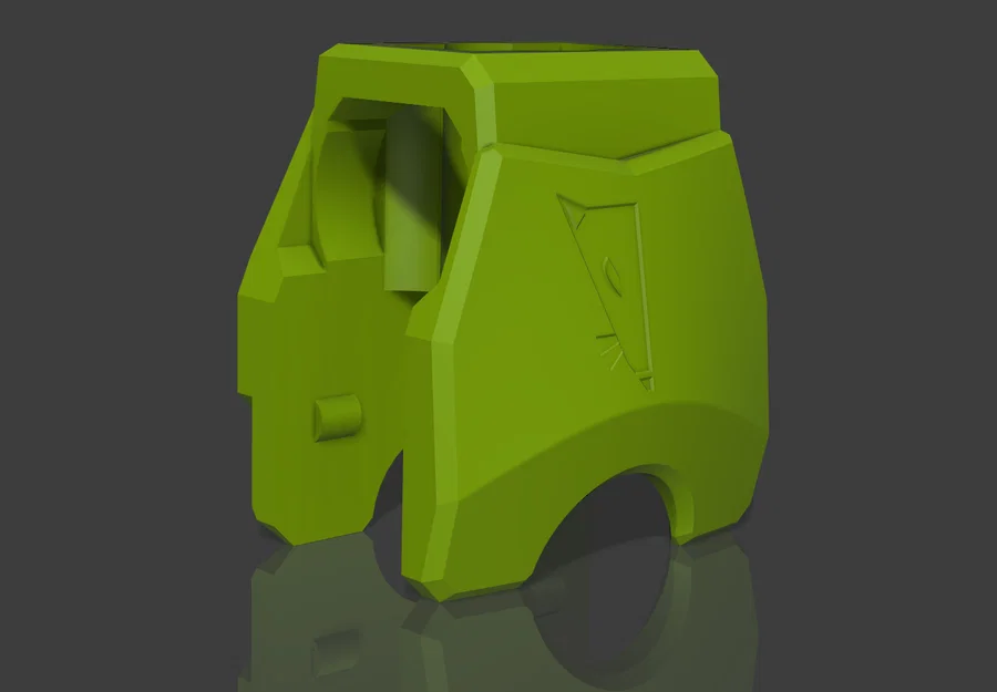 Phần ngực Dummy 13 in 3D với logo RatRig độc đáo - Image 1