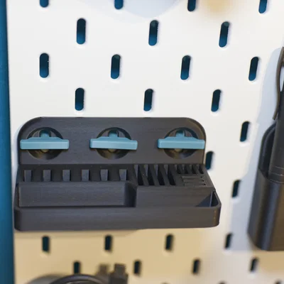 Khay Treo Skadis Đựng USB Và Thẻ Nhớ Kèm Hệ Thống T-Clip