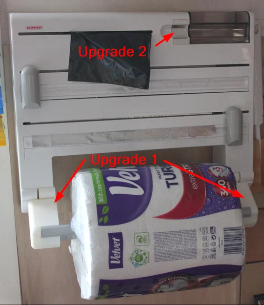 Nâng cấp Leifheit Parat Plus: holder cuộn giấy lớn & tape holder - Image 1